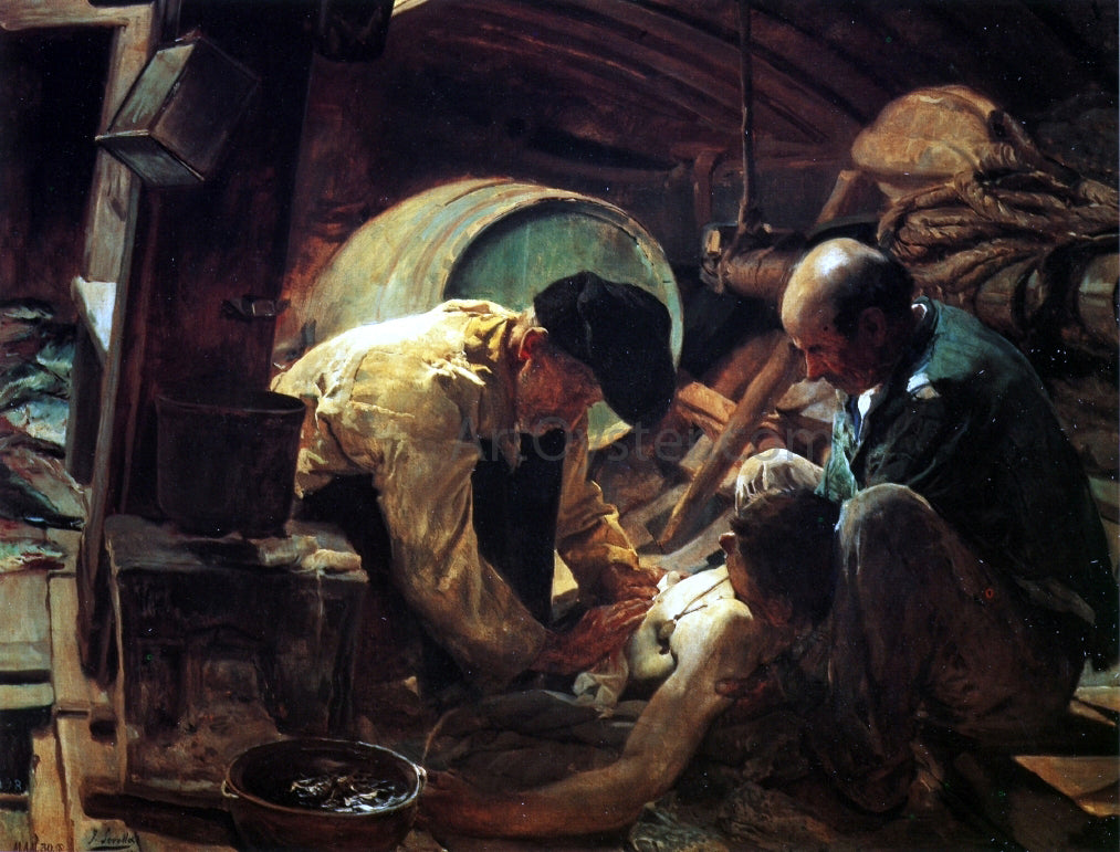 Joaquin Sorolla Y Bastida Yet They Say Fish is Expensive - Hand Painted Oil Painting