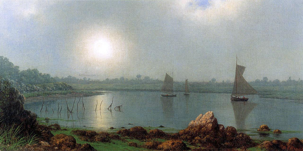 Martin Johnson Heade York Harbor, Coast of Maine - Hand Painted Oil Painting