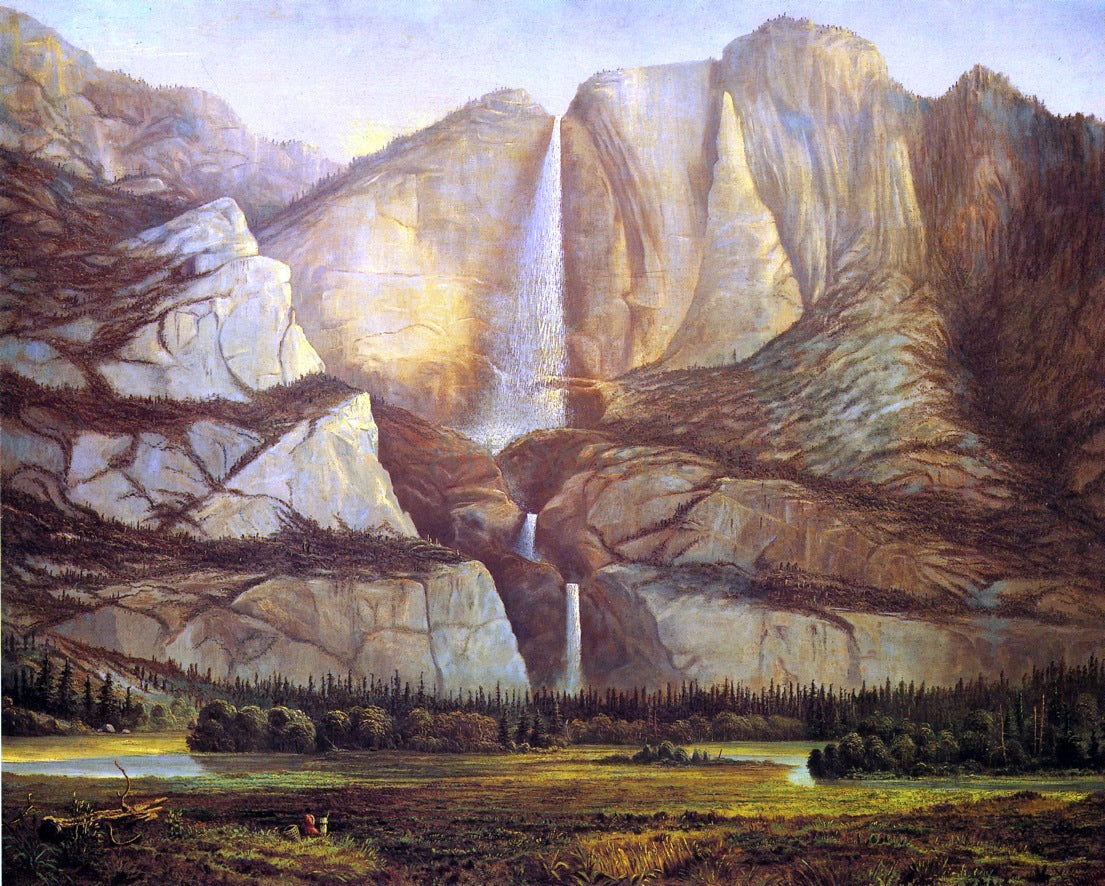 Frederick Butman Yosemite Falls - Hand Painted Oil Painting