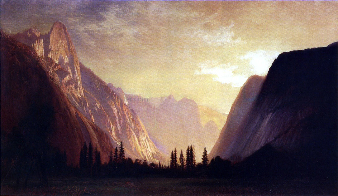  Gilbert Munger Yosemite Valley - Hand Painted Oil Painting