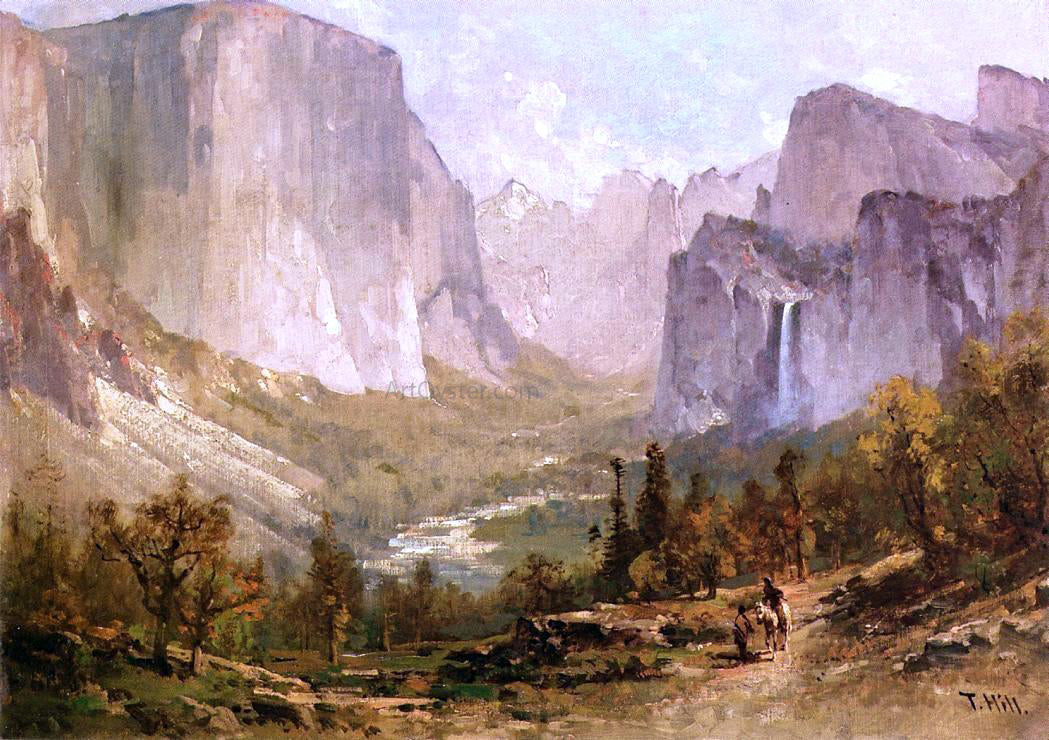 Thomas Hill Yosemite Valley - Hand Painted Oil Painting