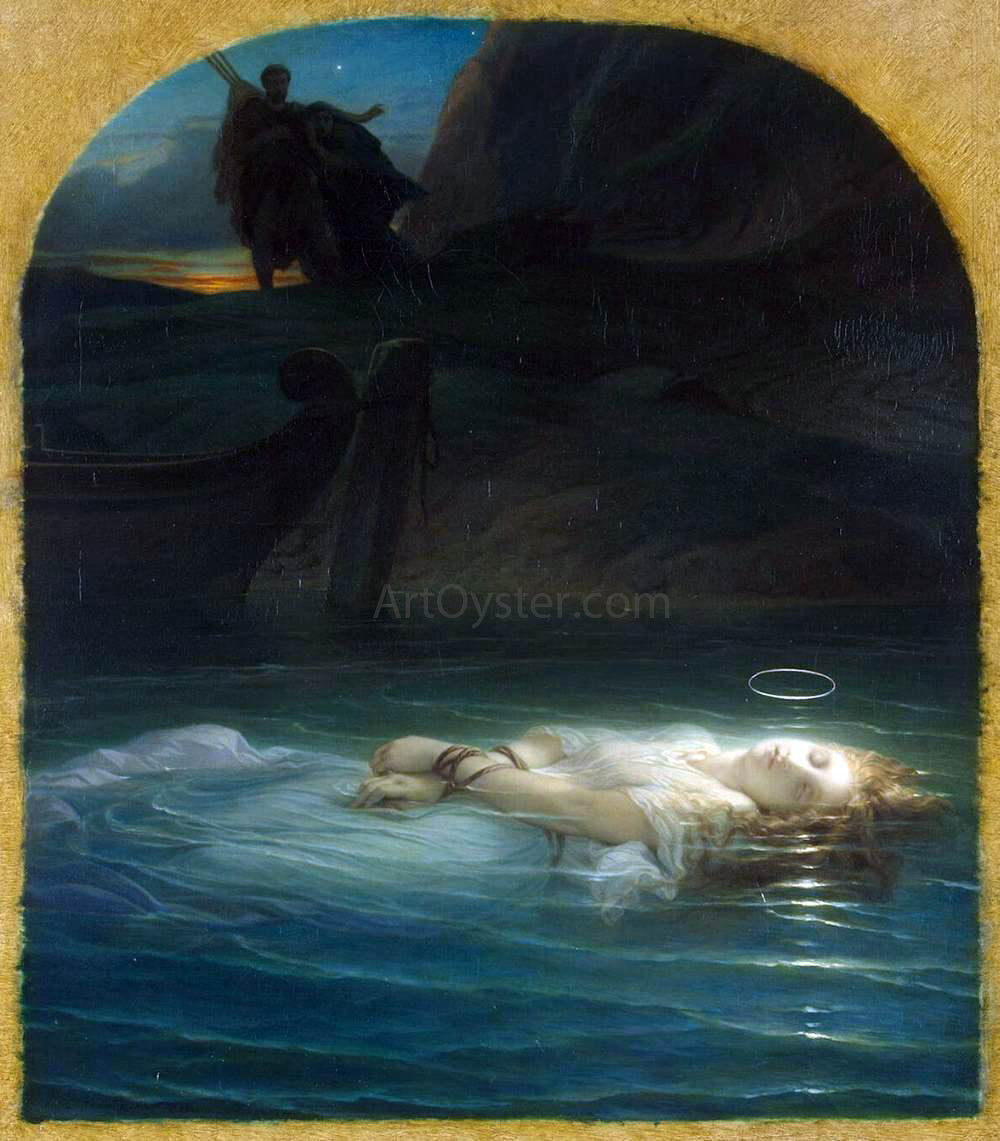  Paul Delaroche Young Christian Martyr - Hand Painted Oil Painting