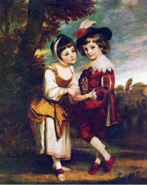 Sir Joshua Reynolds Young Fortune Teller - Hand Painted Oil Painting