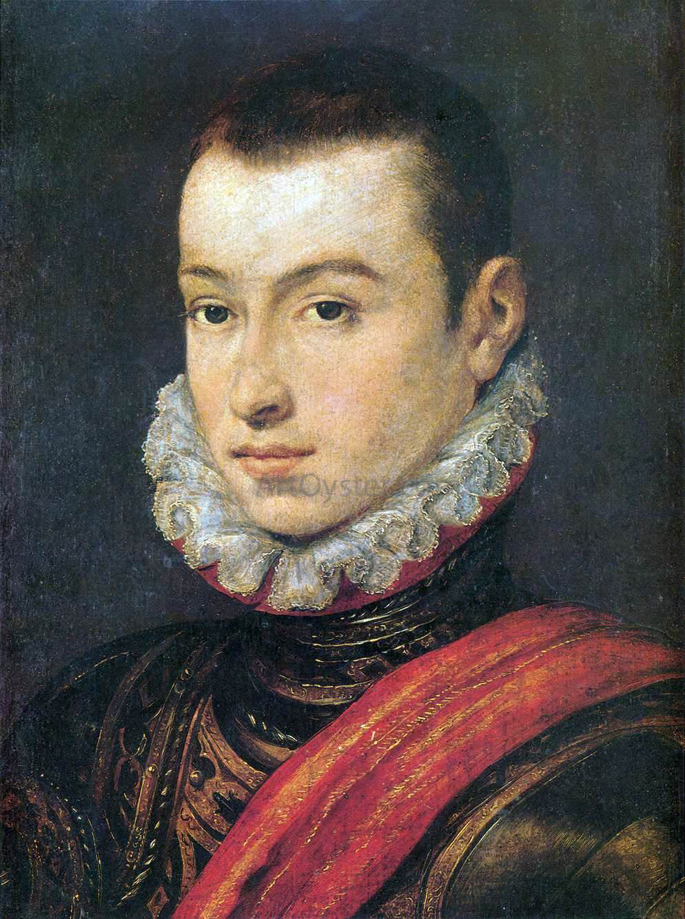 Unknown Portuguese Painters Young Nobleman - Hand Painted Oil Painting