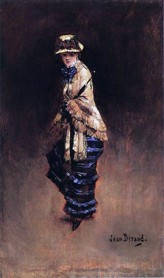 Jean-Georges Beraud Young Pariesienne - Hand Painted Oil Painting