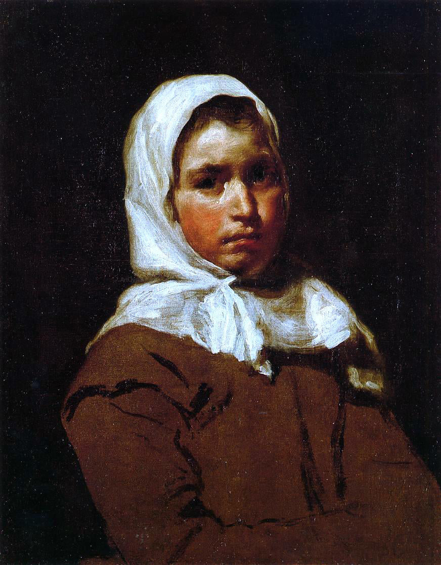Diego Velazquez Young Peasant Girl - Hand Painted Oil Painting