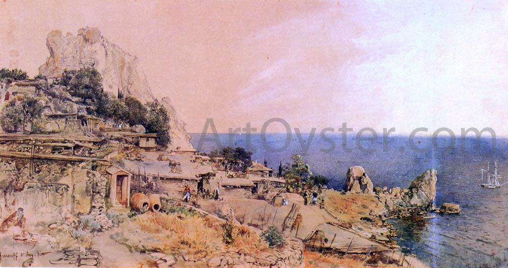 Rudolf Von Alt Yursuff - Hand Painted Oil Painting