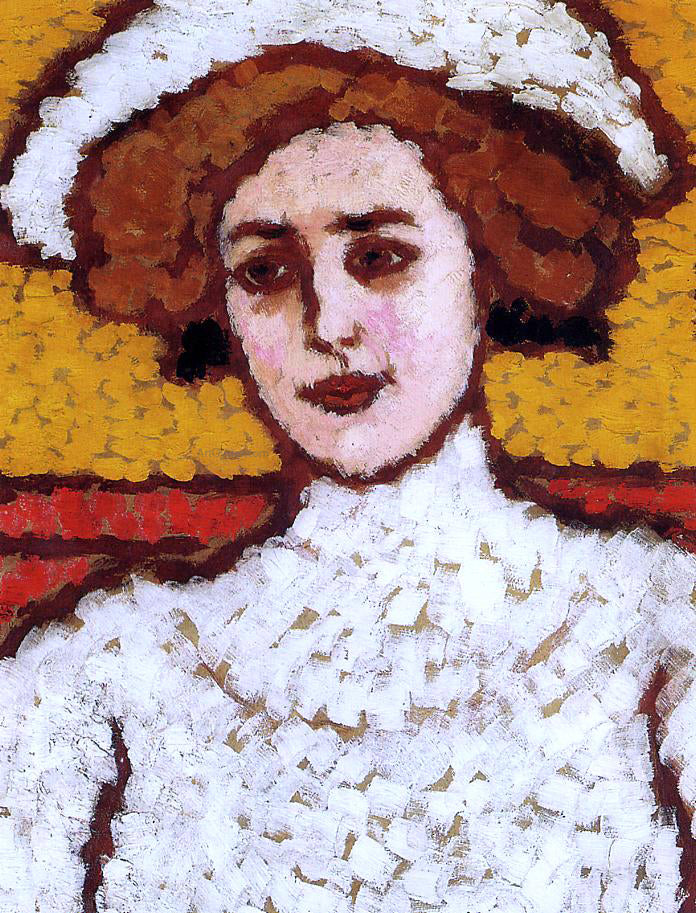 Jozsef Rippl-Ronai Zora in a Broad-Brimmed Hat - Hand Painted Oil Painting