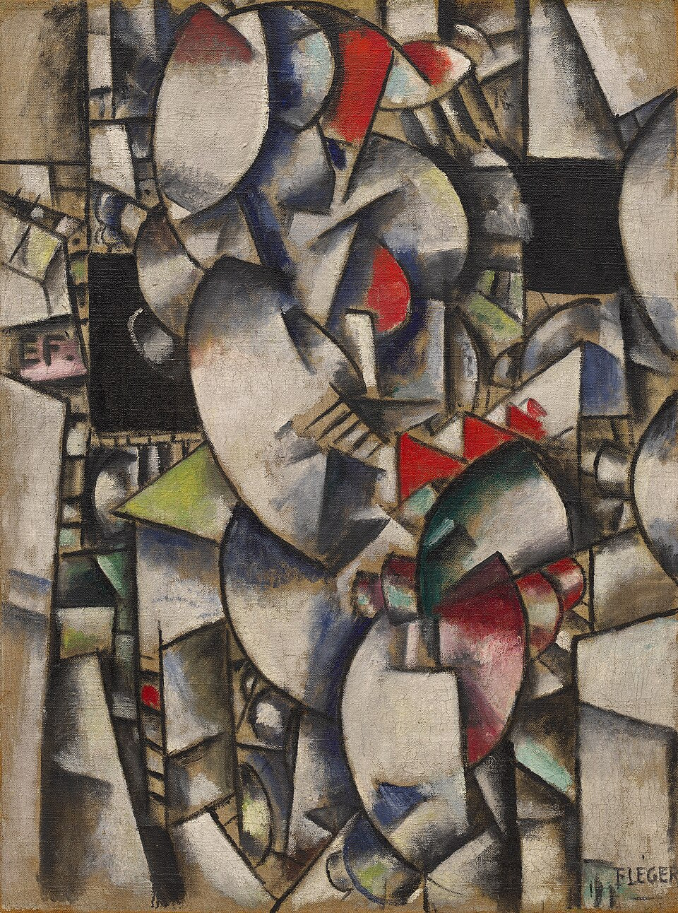 Fernand Leger Model in the Studio - Hand Painted Oil Painting