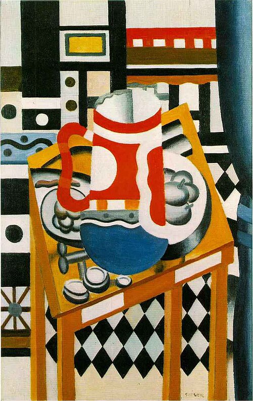 Fernand Leger Still Life with a Beer Mug - Hand Painted Oil Painting