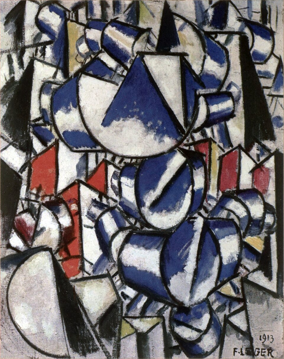 Fernand Leger Contrast of Forms - Hand Painted Oil Painting