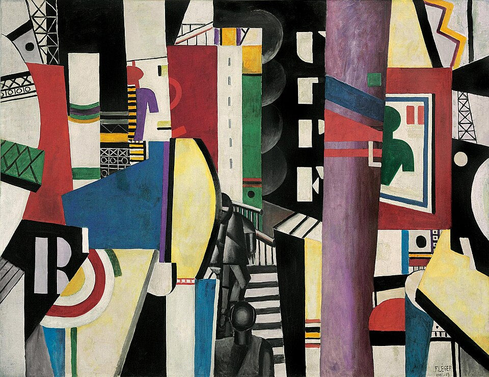 Fernand Leger The City - Hand Painted Oil Painting