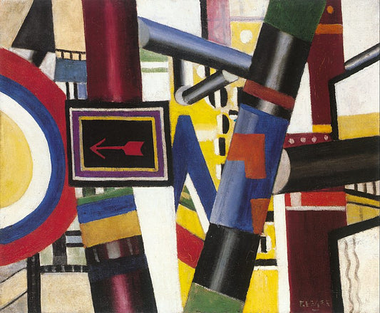 Fernand Leger The Railway Crossing - Hand Painted Oil Painting