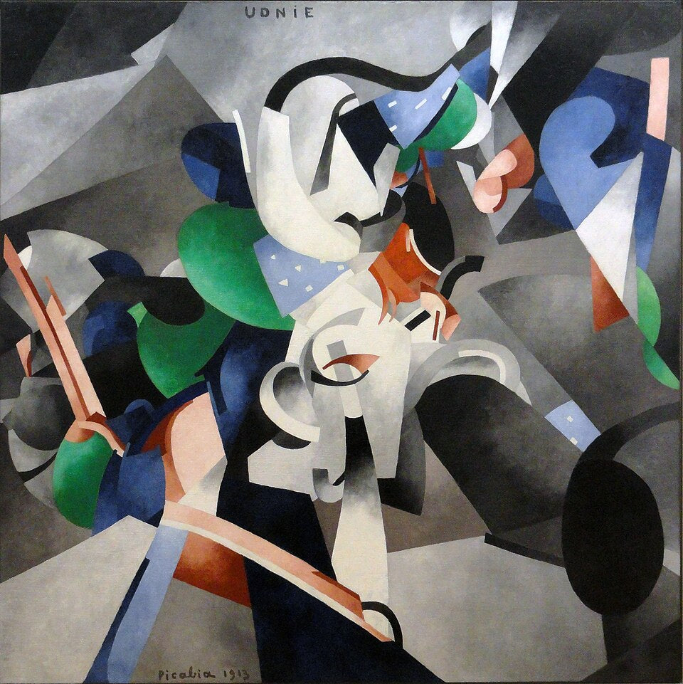 Francis Picabia Udnie, Young American Girl, The Dance - Hand Painted Oil Painting