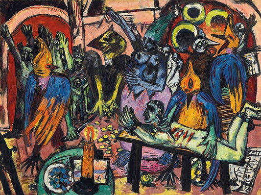 Max Beckmann Birds’ Hell - Hand Painted Oil Painting