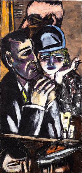Max Beckmann Bar, Brown - Hand Painted Oil Painting
