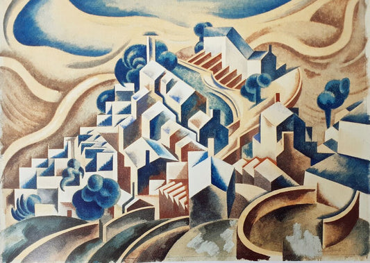 Edward Wadsworth Fortunes Well, Portland - Hand Painted Oil Painting