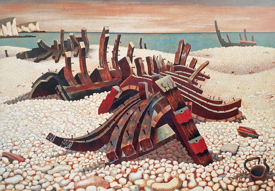 Edward Wadsworth Requiescat - Hand Painted Oil Painting