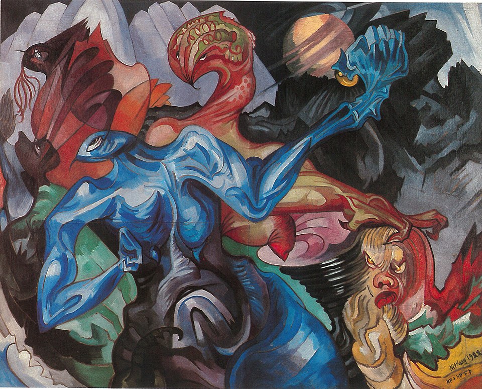 Stanislaw Ignacy Witkiewicz Composition - Hand Painted Oil Painting