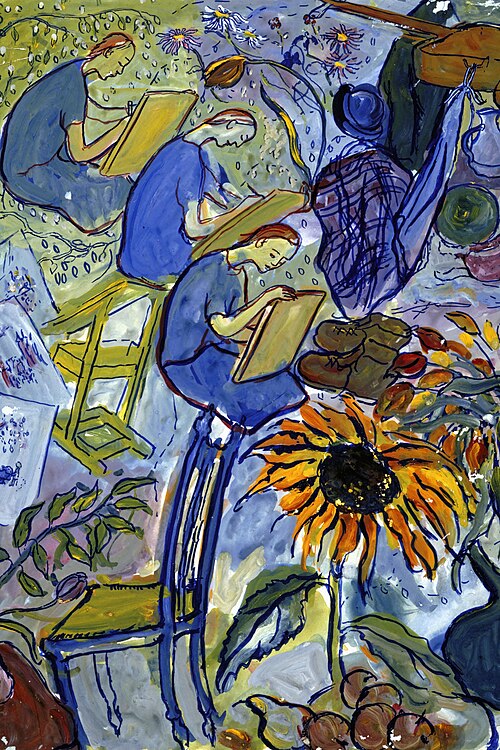 Charlotte Salomon Life? or Theater? - Hand Painted Oil Painting