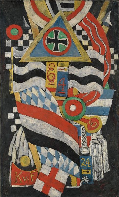 Marsden Hartley Portrait of a German Officer - Hand Painted Oil Painting