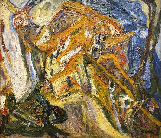 Chaim Soutine View of Ceret - Hand Painted Oil Painting