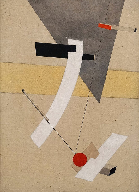El Lissitzky Proun 12E - Hand Painted Oil Painting