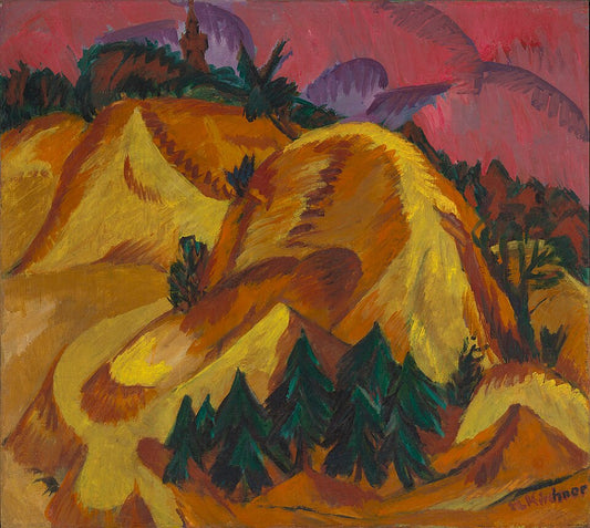 Ernst Ludwig Kirchner Sand Hills near Grunau - Hand Painted Oil Painting