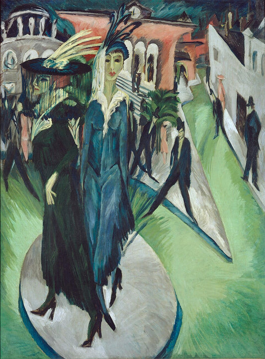 Ernst Ludwig Kirchner Potsdamer Platz - Hand Painted Oil Painting