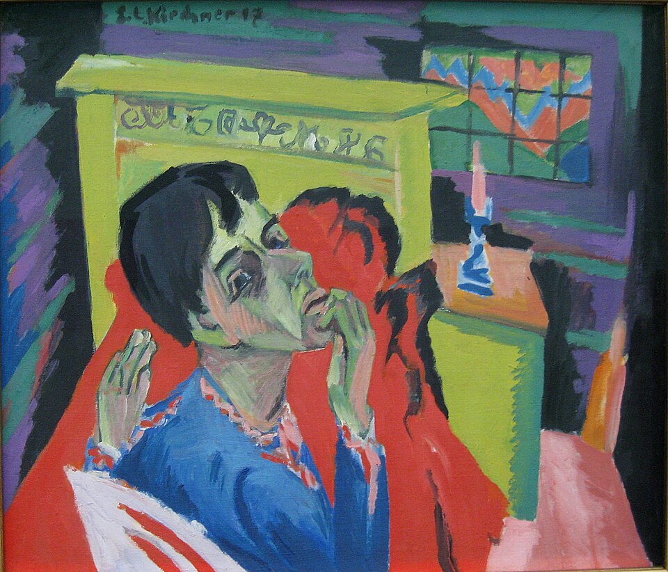 Ernst Ludwig Kirchner Self-Portrait as a Sick Person - Hand Painted Oil Painting