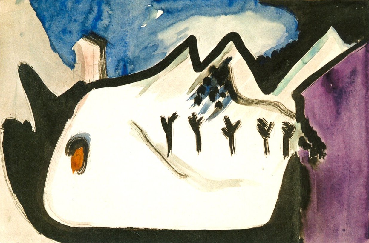 Ernst Ludwig Kirchner Snowy Landscape - Hand Painted Oil Painting