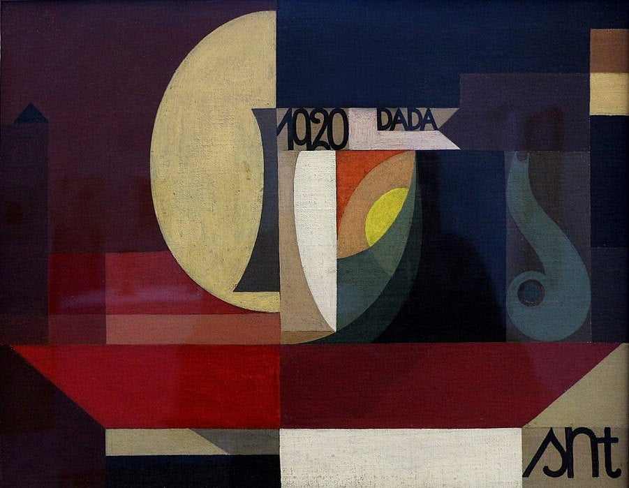 Sophie Taeuber-Arp Dada Composition - Hand Painted Oil Painting