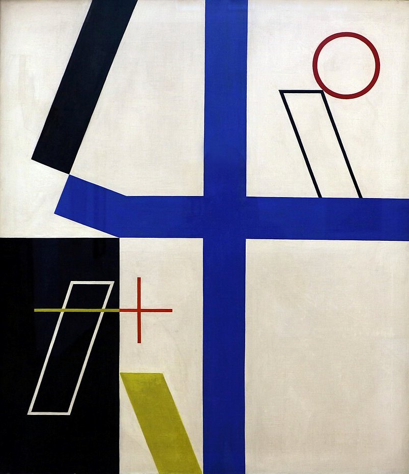 Sophie Taeuber-Arp Quatre Espaces a Croix Brisee - Hand Painted Oil Painting