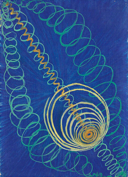 Hilma af Klint Primordial Chaos, No. 16 - Hand Painted Oil Painting