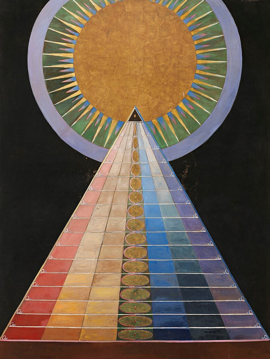 Hilma af Klint Group X, No. 1, Altarpiece - Hand Painted Oil Painting