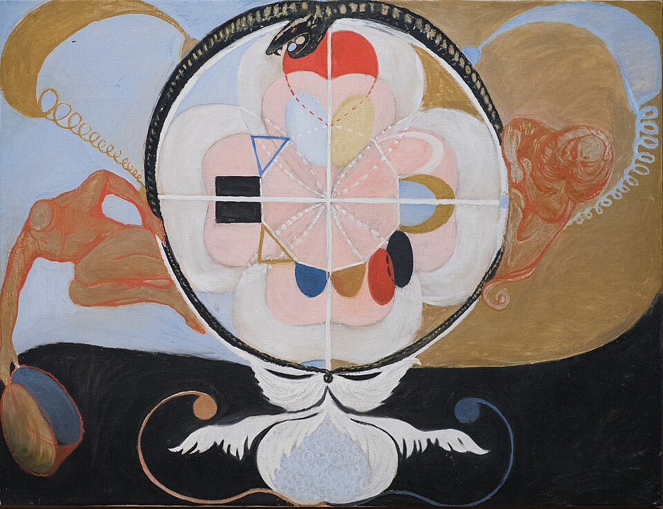 Hilma af Klint Evolution, No. 13, Group VI - Hand Painted Oil Painting