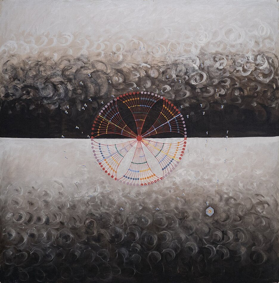 Hilma af Klint The Swan, No. 10, Group IX-SUW - Hand Painted Oil Painting