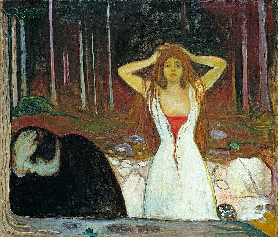 Edvard Munch Ashes - Hand Painted Oil Painting