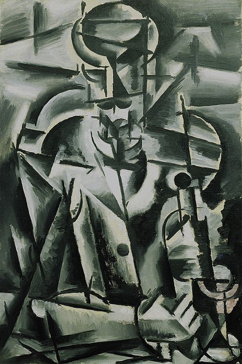 Josef Capek Drunkard - Hand Painted Oil Painting
