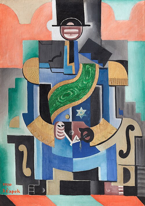 Josef Capek African King - Hand Painted Oil Painting
