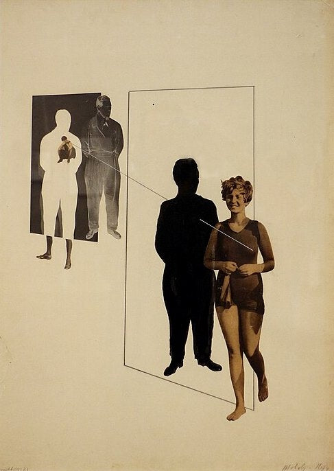 Laszlo Moholy-Nagy Jealousy - Hand Painted Oil Painting