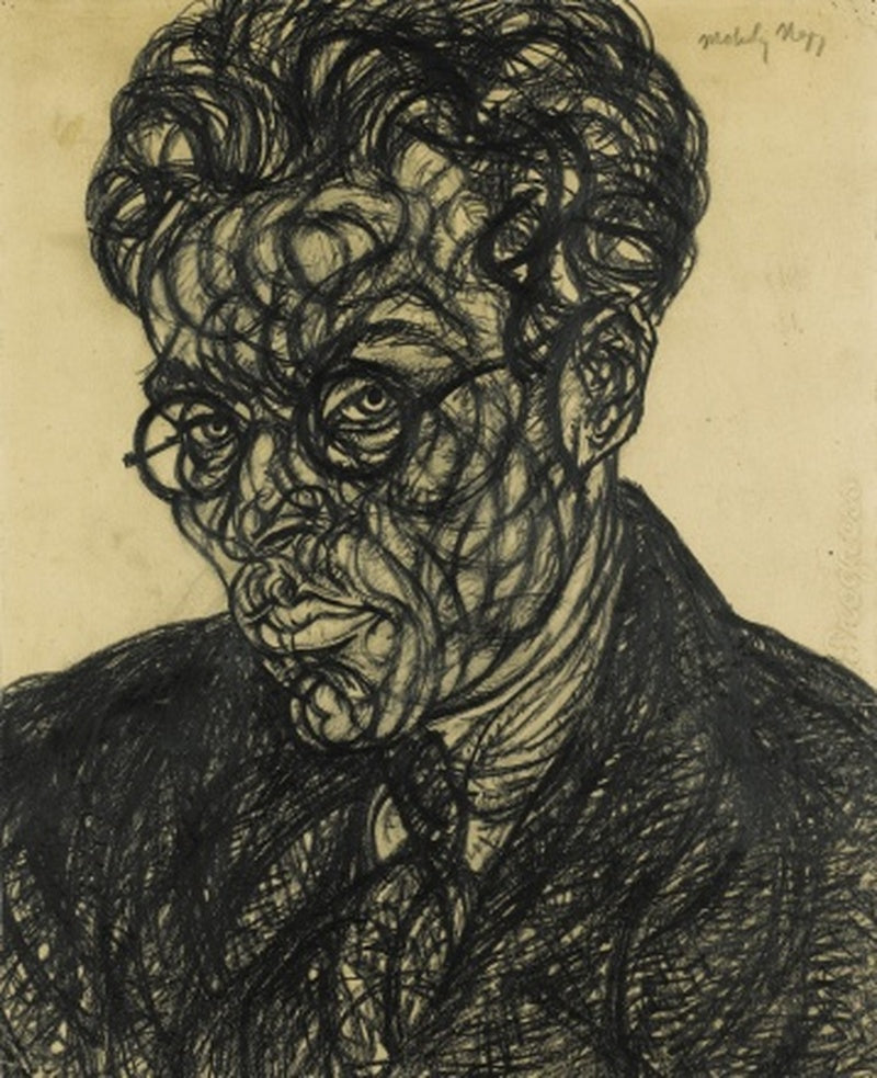 Laszlo Moholy-Nagy Self Portrait - Hand Painted Oil Painting