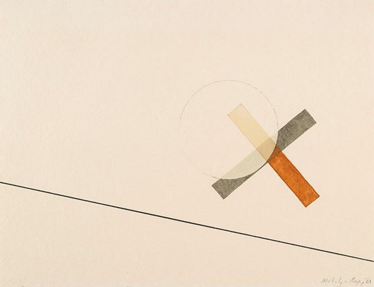 Laszlo Moholy-Nagy Untitled - Hand Painted Oil Painting