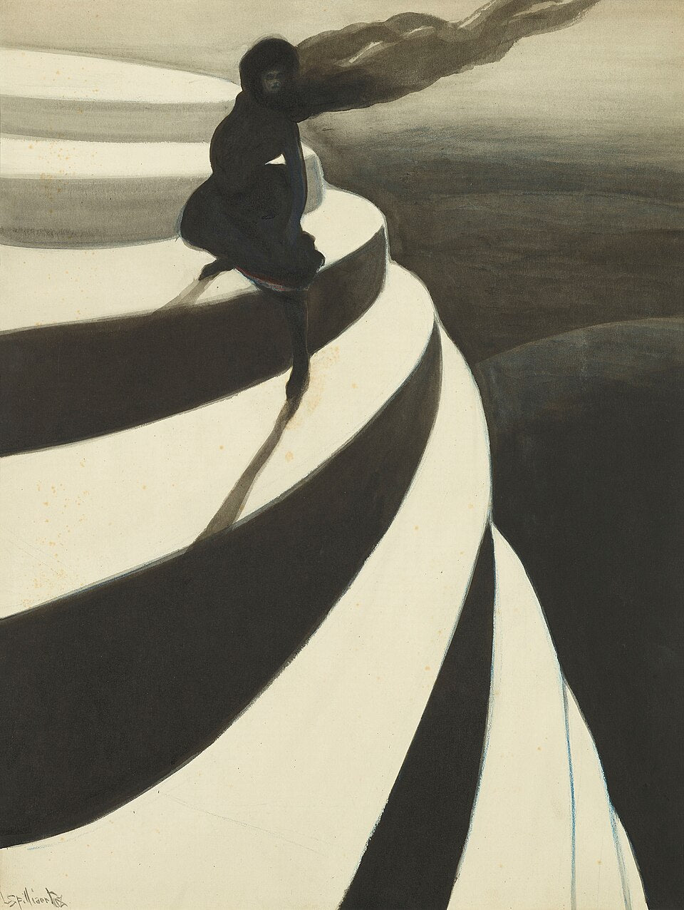 Leon Spilliaert Vertigo - Hand Painted Oil Painting