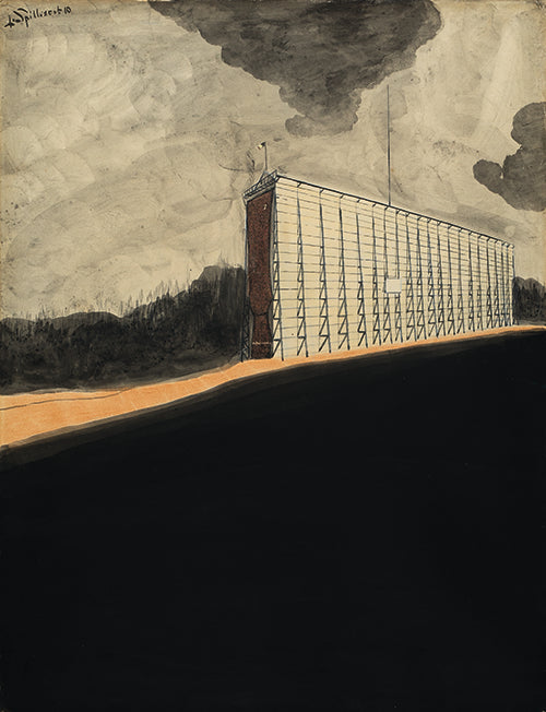 Leon Spilliaert The Pilot of the Airship - Hand Painted Oil Painting