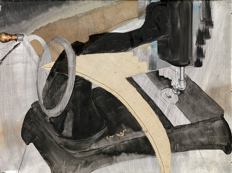 Arthur Dove Hand Sewing Machine - Hand Painted Oil Painting