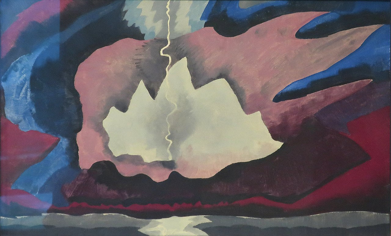 Arthur Dove Thunder Shower - Hand Painted Oil Painting