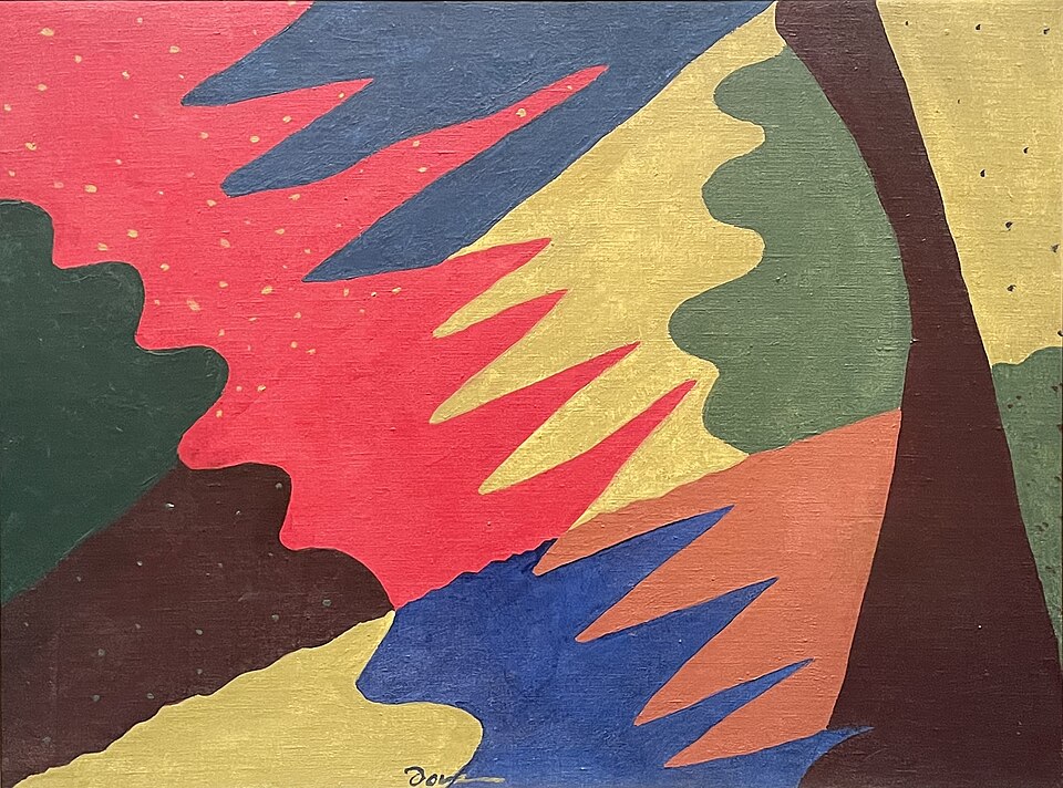 Arthur Dove Space Divided by Line Motive - Hand Painted Oil Painting