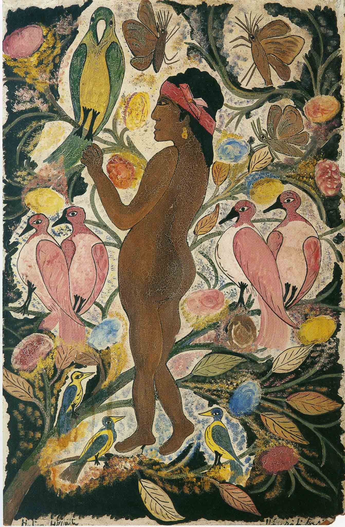 Hector Hyppolite Maitresse Erzulie - Hand Painted Oil Painting