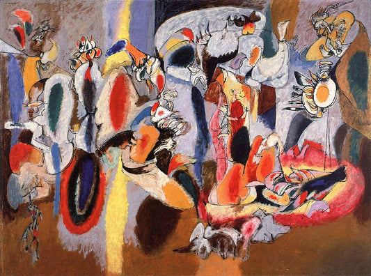 Arshile Gorky The Liver is the Cock's Comb - Hand Painted Oil Painting